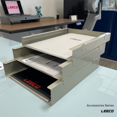 ที่จัดระเบียบเอกสาร LEECO DO-45 เทาอ่อน_6